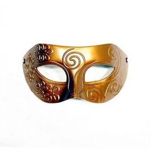 Gold Mens Masquerade Mask