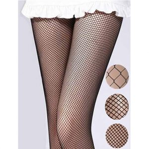 Classic Black Fishnet Pantyhose