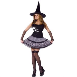 Clearance! Funky Punk Witch with Hat