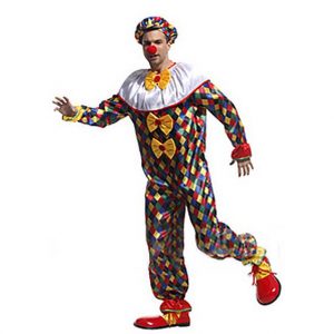 Deluxe Funny Clown Costume