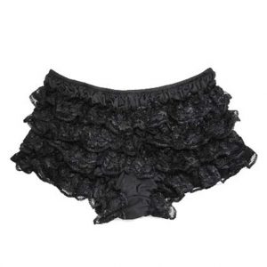 Flirt Stretch Lace Ruffled Boyshort Panty