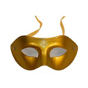 Unisex Gold Masquerade Mask