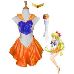 Orange Sailor Venus Costume