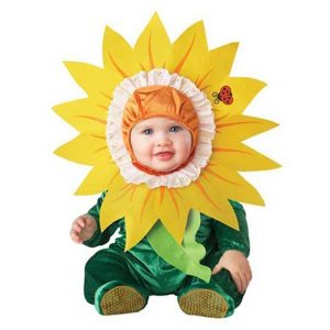 Silly Sunflower Baby Costume Onesie