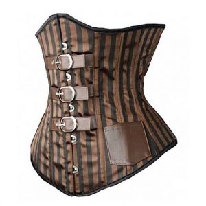 Steel Boned Steam Punk Under Bust Corset