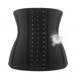 Ultra Breathable Raw Latex Fat Burning Waist Trainer with 9 Spiral Steel Bones