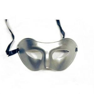 Unisex Silver Masquerade Mask